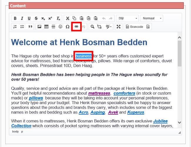 Werken met hyperlinks